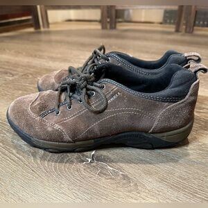 Merrell Sight Lace Bracken Brown Suede Shoes Boys 6 Women’s 8